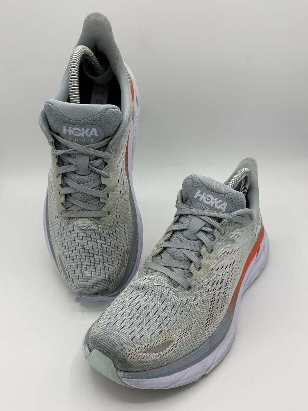 Hoka One One Women's Clifton 8 Running Shoes Blue Fog/Plein Air Size 8B